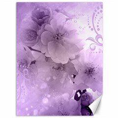 Wonderful Flowers In Soft Violet Colors Canvas 36  x 48 