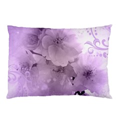 Wonderful Flowers In Soft Violet Colors Pillow Case