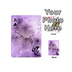 Wonderful Flowers In Soft Violet Colors Playing Cards 54 (Mini) Front - ClubA