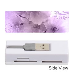 Wonderful Flowers In Soft Violet Colors Memory Card Reader (Stick)