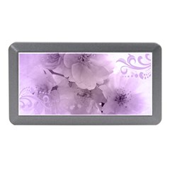 Wonderful Flowers In Soft Violet Colors Memory Card Reader (Mini)