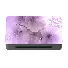 Wonderful Flowers In Soft Violet Colors Memory Card Reader with CF