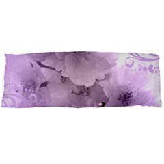 Wonderful Flowers In Soft Violet Colors Body Pillow Case Dakimakura (Two Sides)