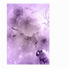 Wonderful Flowers In Soft Violet Colors Large Garden Flag (Two Sides)