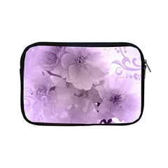 Wonderful Flowers In Soft Violet Colors Apple iPad Mini Zipper Cases