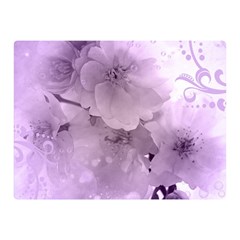 Wonderful Flowers In Soft Violet Colors Double Sided Flano Blanket (Mini) 