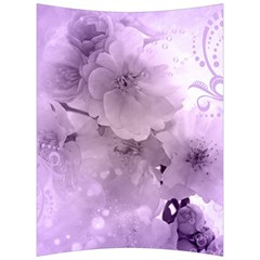 Wonderful Flowers In Soft Violet Colors Back Support Cushion