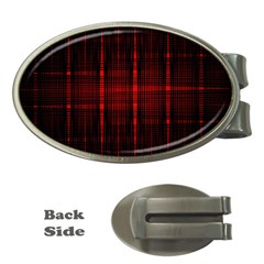 Black And Red Backgrounds Money Clips (Oval) 