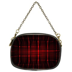 Black And Red Backgrounds Chain Purse (One Side)