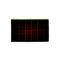 Black And Red Backgrounds Cosmetic Bag (XS)