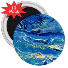 Sunlit Waters 3  Magnets (10 Pack)  by lwdstudio