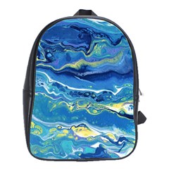 Sunlit Waters School Bag (large) by lwdstudio