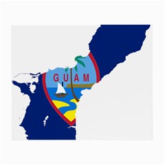 Flag Map Of Guam Small Glasses Cloth by abbeyz71