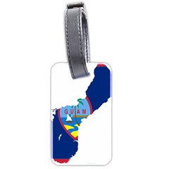 Flag Map Of Guam Luggage Tags (two Sides) by abbeyz71