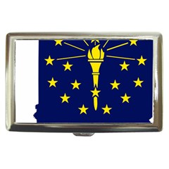 Flag Map Of Indiana Cigarette Money Case by abbeyz71