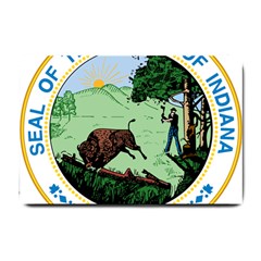 Great Seal Of Indiana Small Doormat  by abbeyz71