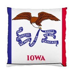 Flag Map of Iowa Standard Cushion Case (One Side)