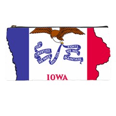 Flag Map of Iowa Pencil Cases