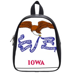 Flag Map of Iowa School Bag (Small)