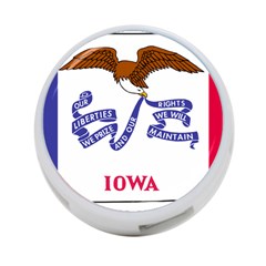 Flag Map of Iowa 4-Port USB Hub (Two Sides)