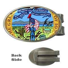 Great Seal Of Iowa Money Clips (oval)  by abbeyz71