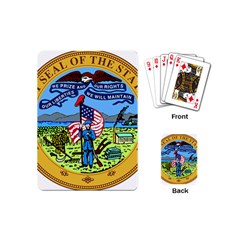 Great Seal Of Iowa Playing Cards (mini) by abbeyz71