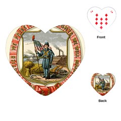 Historical Coat Of Arms Of Iowa Playing Cards (heart) by abbeyz71