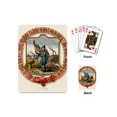 Historical Coat Of Arms Of Iowa Playing Cards (mini) by abbeyz71