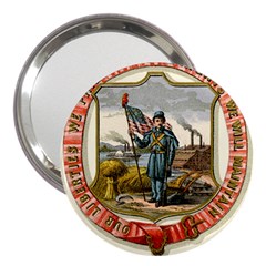 Historical Coat Of Arms Of Iowa 3  Handbag Mirrors by abbeyz71