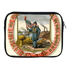Historical Coat Of Arms Of Iowa Apple Ipad 2/3/4 Zipper Cases by abbeyz71
