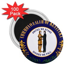 Great Seal Of Kentucky 2 25  Magnets (100 Pack)  by abbeyz71