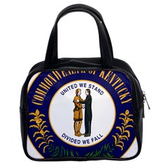 Great Seal Of Kentucky Classic Handbag (two Sides) by abbeyz71
