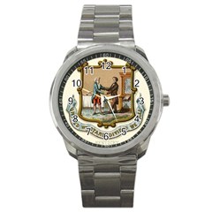 Historical Coat Of Arms Of Kentucky Sport Metal Watch by abbeyz71