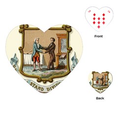 Historical Coat Of Arms Of Kentucky Playing Cards (heart) by abbeyz71