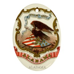 Historical Coat Of Arms Of Alabama Ornament (oval) by abbeyz71