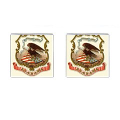 Historical Coat Of Arms Of Alabama Cufflinks (square) by abbeyz71