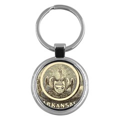 State Seal Of Arkansas, 1853 Key Chains (round)  by abbeyz71