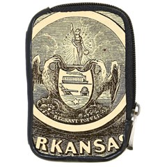 State Seal Of Arkansas, 1853 Compact Camera Leather Case by abbeyz71