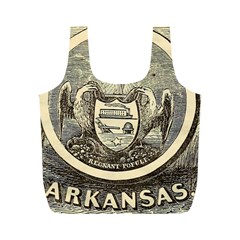 State Seal Of Arkansas, 1853 Full Print Recycle Bag (m) by abbeyz71