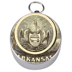 State Seal Of Arkansas, 1853 Silver Compasses by abbeyz71