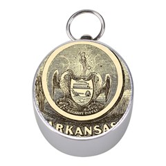 State Seal Of Arkansas, 1853 Mini Silver Compasses by abbeyz71