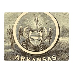 State Seal Of Arkansas, 1853 Double Sided Flano Blanket (mini)  by abbeyz71