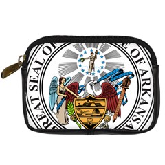 State Seal Of Arkansas Digital Camera Leather Case