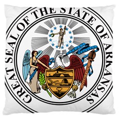 State Seal Of Arkansas Large Cushion Case (two Sides) by abbeyz71
