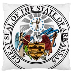 State Seal Of Arkansas Standard Flano Cushion Case (one Side) by abbeyz71