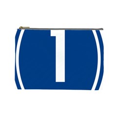 Guam Highway 1 Route Marker Cosmetic Bag (large) by abbeyz71