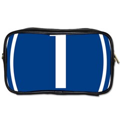 Guam Highway 1 Route Marker Toiletries Bag (two Sides) by abbeyz71