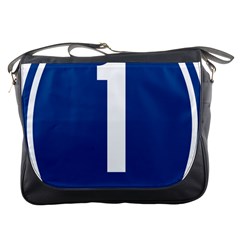 Guam Highway 1 Route Marker Messenger Bag by abbeyz71