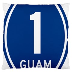 Guam Highway 1 Route Marker Standard Flano Cushion Case (one Side) by abbeyz71