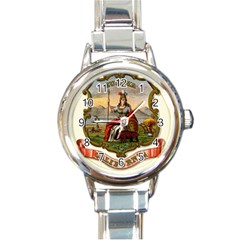 Historical Coat Of Arms Of California Round Italian Charm Watch by abbeyz71